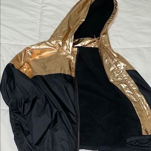 Soft black bomber jacket